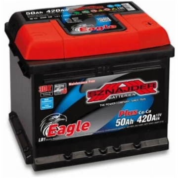 Auto akumulators 12 V / 50 AH / 420 A EN SZNAJDER 