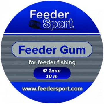 Fīdergumija Feeder Sport 1mm 10m melna 42IDAB-FGM