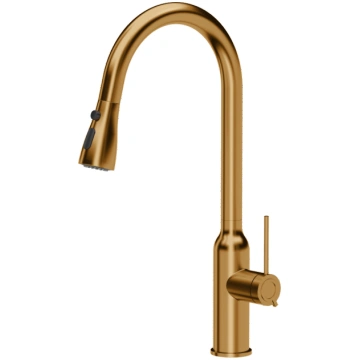 JESSICA Q LINE SteelQ kitchen faucet with pull-out