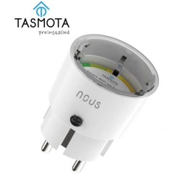 Smart WiFi Socket NOUS A1, 16A, TASMOTA pre-instal