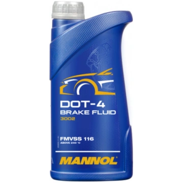 1L DOT 4 Bremžu šķidrums Mannol 3002