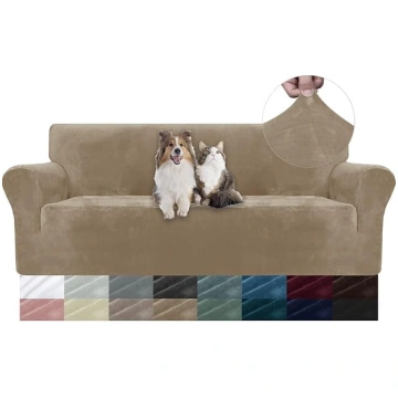 Velvet Sofa Cover 3 Seater, Stretch Sofa Cover, So