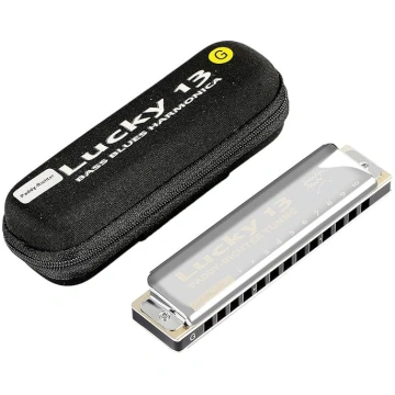 Austrumu top Lucky 13 Bass Plus Blues Harmonica 13