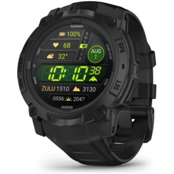 Instinct 3 50 mm AMOLED , Tactical, Melns Garmin