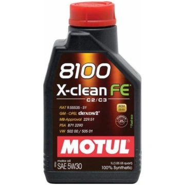 Motora eļļa 5W30 MOTUL 8100 X-CLEAN FE C2/C3 MB229