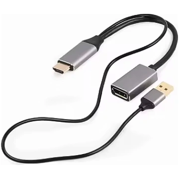 Gembird Active HDMI to DisplayPort/USB Cable, 1m (