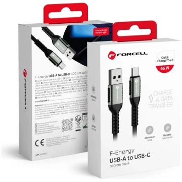 FORCELL F-ENERGY C256 USB A to Type C QC4.0 3A 66W