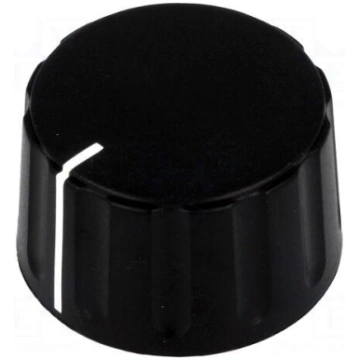 Knob | conical,with pointer | ABS | Øshaft: 6mm | 