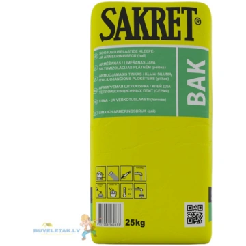 Sakret BAK līmjava 25 kg.armēšanas SPEC.CENA 01444