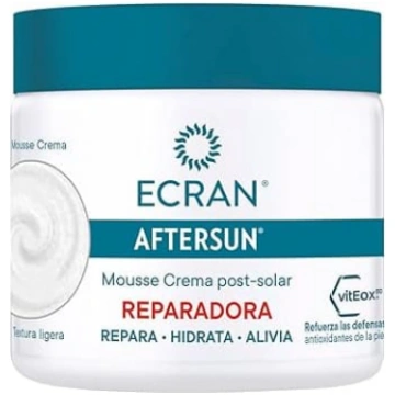 Ecran Aftersun krēms pēc sauļošanās ar putu tekstū