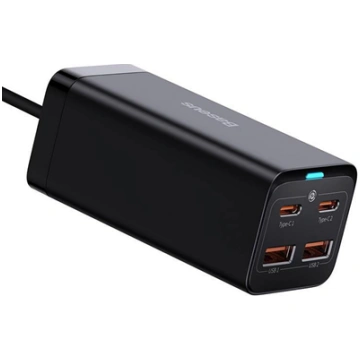 Baseus GaN3 Pro Wall Charger PD / 65W / 2x USB-C /