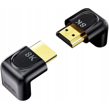 Adapter AV Unitek HDMI - HDMI czarny (A1046ABK03) 