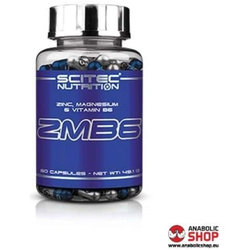 Scitec ZMB6 Cinks Magnijs B6 vitamīns 60 kapsulas