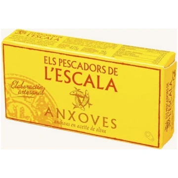 Anchovy fillets in olive oil, artisan, from Girona