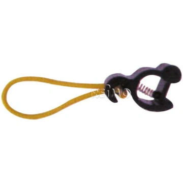Fabric tension clamp with springless