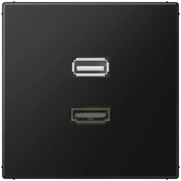 Multivides termināls HDMI / USB 2.0, matēts grafīt