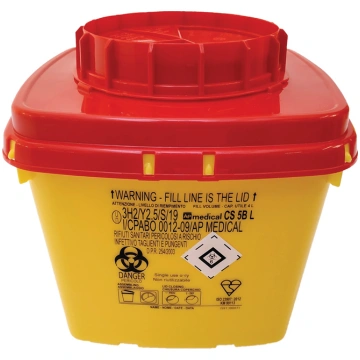 Aso priekšmetu savākšanas konteiners, 5 L