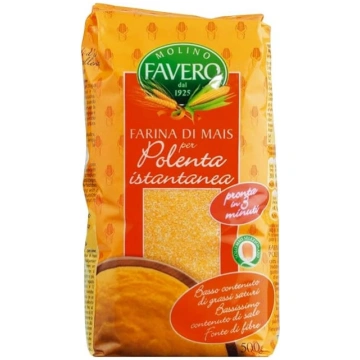 Favero Polenta Instant Polenta iepriekš termiski a