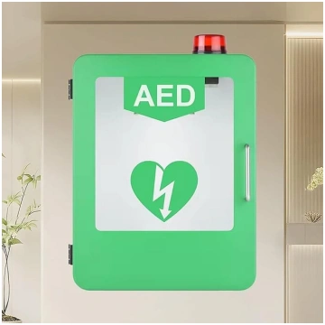 JXYQ AED glabāšanas skapis, pie sienas, defibrilat