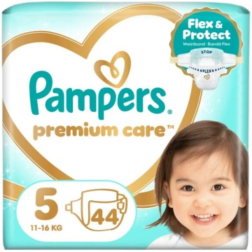 Pampers Premium Care, 5. Izmērs, 44 Autiņbiksītes