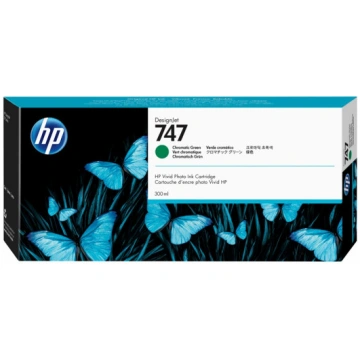 HP 747 300-ml Chromatic Green DesignJet Ink Cartri