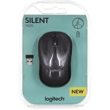 Logitech M220 Silent Mouse Black 5099206066199 ( 9