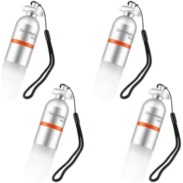 SecurityIng 4 x Stroboskop-Signal-Licht, Mini-Tank