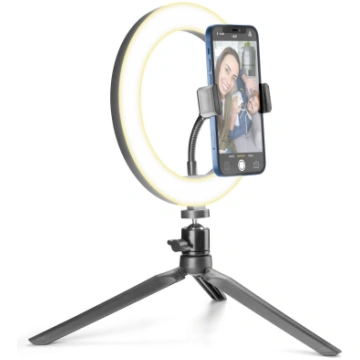 Selfie stick Tripod Cellularline Selfie Ring LED d
