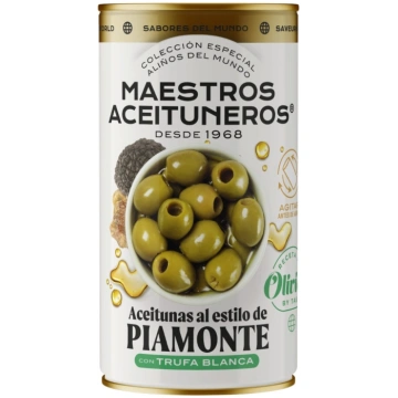 Zaļās olīvas bez kauliņiem MAESTROS ACEITUNEROS “P