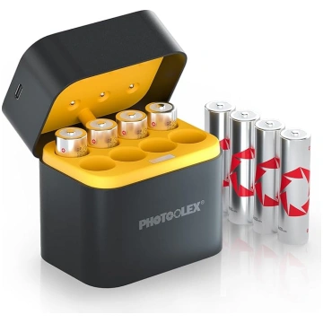 PHOTOOLEX uzlādējamas litija baterijas AA 8-Pack a