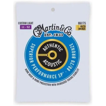 MARTIN STRINGS MA175 Custom Light akustiskās ģitār