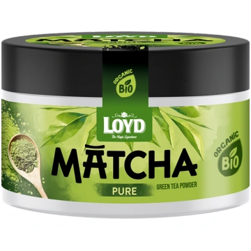 LOYD Zaļās tējas pulveris Matcha BIO, 40g