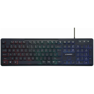 KEYBOARD MULTIMEDIA USB ENG/BLACK KB-UML-02 GEMBIR