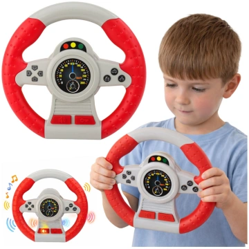 Interactive Steering Wheel Driving Simulator Light