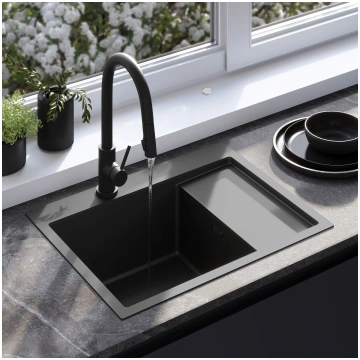 without kitchen faucet Rea