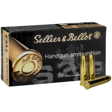 Sellier & Bellot Cartridges .38 Special FMJ 10,25g