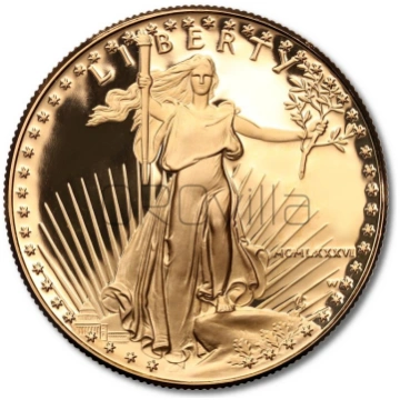 50 Dollari American Eagle 1986 in confezione origi