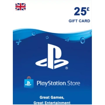 UK PSN 25 GBP Dāvanu Karte Sony