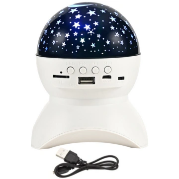 Zvaigžņu projektors un nakts lampa ar Bluetooth sk