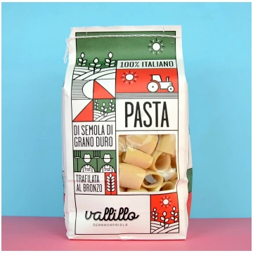 Mezzi paccheri Vallillo - 500 gr