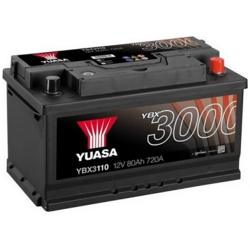 80Ah 720A AKUMUL. YUASA YBX3110 317x175x175-+