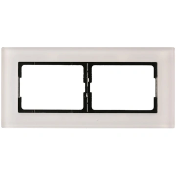 Rāmis 2PL Vilma XP500 R02V, balts matēta stikla kr