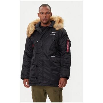 Alpha Industries Parka N3B Airborne 188141 Melns R