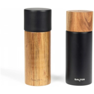 Salter BW12068EU7 Toronto Salt & Pepper Mills Blac