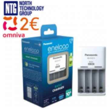 Panasonic Eneloop BQ-CC51 EKO Ni-MH 4x AA AAA Batt