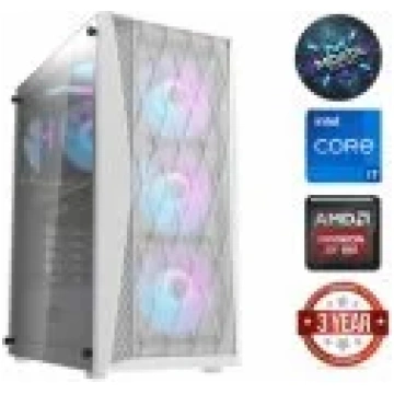 MDATA GAMING i7-12700KF 16GB 4TB SSD RX 580 Window
