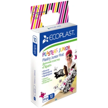 ECOPLAST plāksteri bērniem «Pirāts», (Junior Pirat
