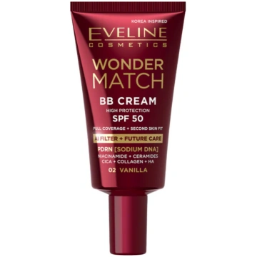 BB krēms Eveline Cosmetics Wonder Match, SPF 50, 0