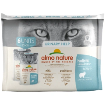 Almo Nature HOLISTIC URINARY HELP ar zivīm un ar v