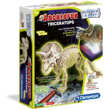 Clementoni, Science & Play, Archeofun Triceratops 
